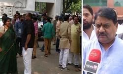बीजेपी दफ्तर पर कार्यकर्ताओं की गहमागहमी बरकरार