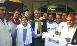 फुलपुर लोकसभा मे सछास प्रदेश सचिव के दिशा निर्देश में साथी टीम ने डोर टू डोर जनसम्पर्क किया