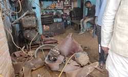 टंकी में हवा भरते समय टंकी फटने से पत्नी की मौत