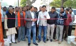 पशु आश्रय केंद्र का उद्घाटन ब्लाक प्रमुख ने किया