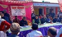 नगलिया जट्ट में ग्राम चौपाल का हुआ आयोजन