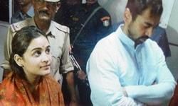 योगी से मिलने पहुंचे मुलायम की बहू और बेटा