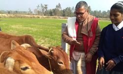 मुरादाबाद बिलारी फिट इंडिया के अंतर्गत गौशाला साइकिल यात्रा संपन्न