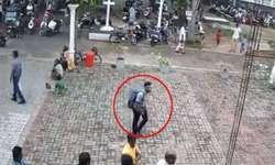 श्रीलंका: चर्च में प्रवेश करता एक संदिग्ध आया नजर, कंधे पर दिखा भारी भरकम बैग, देखें वीडियो