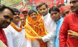 सपा लोहिया वाहिनी के प्रदेश अध्यक्ष प्रदीप का युवाओ ने किया  जबर्दस्त स्वागत