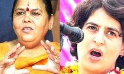 उमा भारती का प्रियंका गांधी को लेकर अमर्यादित बयान