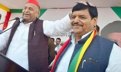 शिवपाल ने नेताजी के समर्थन में सैफई में कार्यकर्ता सम्मेलन किया