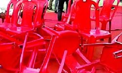 बाराबंकी : चैनल की डिबेट में जमकर हंगामा, खूब चलीं कुर्सियां