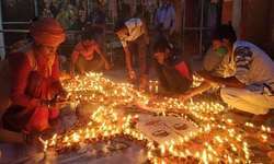 अयोध्या में भूमि पूजन, बदायूँ में सार्वजनिक दीपावली अयोध्या में भूमि पूजन, बदायूँ में सार्वजनिक दीपावली