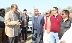 गेल (इण्डिया) के सौजन्य से शौचालय निर्माण कार्य के 11 योजनाओं का जिलाधिकारी ने शिलान्यास किया