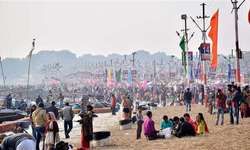 गणतंत्र दिवस पर माघ मेला बना पिकनिक स्पॉट, उमडऩे लगी भीड़