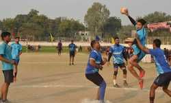 अखिल भारतीय अन्तर्विश्वविद्यालयी हैण्डबाल  प्रतियोगिता का आयोजन