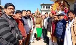 सुभाष चंद्र बोस की जयंती पर नगर में निकला पथ संचलन