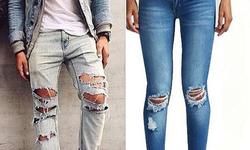तारिका की फ़टी जीन्स