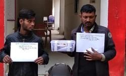 प्रयागराज : नैनी थानाक्षेत्र में पिछले दिनों हुई 175000 रुपये की लुट का खुलासा किया पुलिस ने सुशील यादव और संजू ग्वाला को गिरफ्तार कर कब्जे से लूट की पूरी रकम और घटना में इस्तेमाल पल्सर बाईक बरामद की प्रयागराज : नैनी थानाक्षेत्र में पिछले दिनों हुई 175000 रुपये की लुट का खुलासा किया पुलिस ने सुशील यादव और संजू ग्वाला को गिरफ्तार कर कब्जे से लूट की पूरी रकम और घटना में इस्तेमाल पल्सर बाईक बरामद की