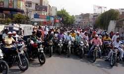 वाराणसी में सौ फीसद मतदान के लिए निकली जागरुकता बाइक रैली में बन गया विश्‍व रिकार्ड
