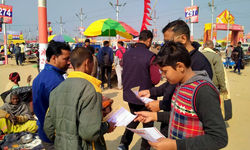 RSS ने संगम तट से CAA के समर्थन में फूंका बिगुल, अभियान चलाकर बांटे एक लाख पत्रक