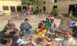 बसंत पंचमी के शुभ अवसर पर कॉलेज प्रांगण में हवन का आयोजन