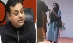 अफजल गुरू निर्दोष के लगे नारे, संबित पात्रा ने ट्वीट किया वीडियो