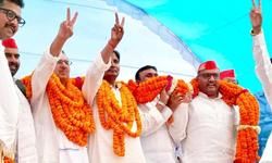 गठबंधन से टी राम समेत 25 प्रत्याशियों ने लिया नामांकन पत्र