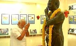 LIVE: शहीद चंद्रशेखर आजाद की जन्मस्थली पहुंचने वाले देश के पहले प्रधानमंत्री बने नरेंद्र मोदी