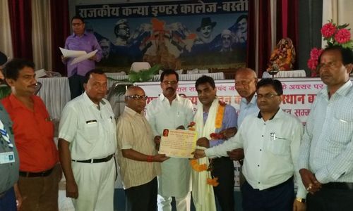 पंकज सोनी साहित्य गौरव सम्मान से किये गए अलंकृत