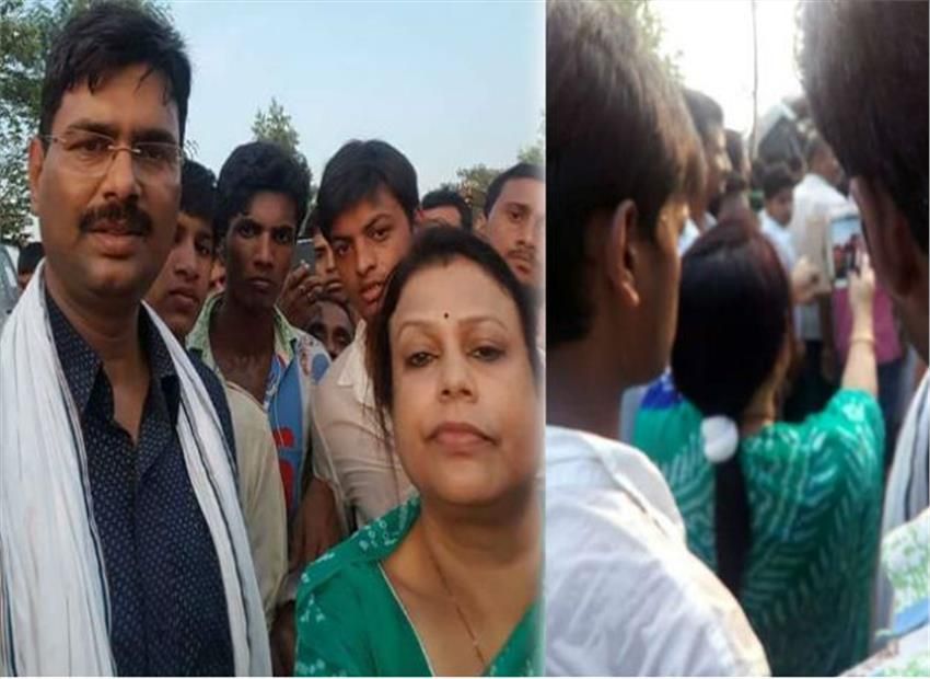विधायक भावना झा लोगों की मौत पर संवेदना प्रकट करने गई थी लेकिन लेने लगी सेल्फी विधायक भावना झा लोगों की मौत पर संवेदना प्रकट करने गई थी लेकिन लेने लगी सेल्फी