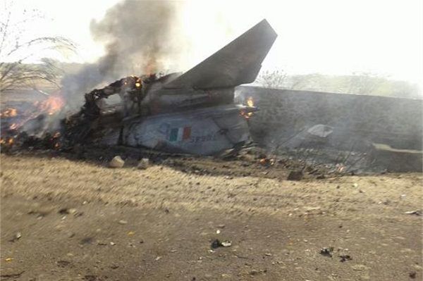 राजस्थान के बाड़मेर में MIG-21 क्रैश