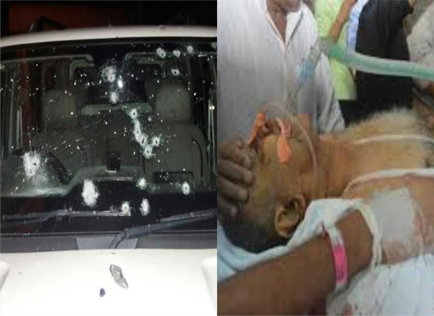 गाजियाद में एके-47 से हुए हमले में भाजपा नेता तेवतिया सहित 6 लोग गंभीर घायल