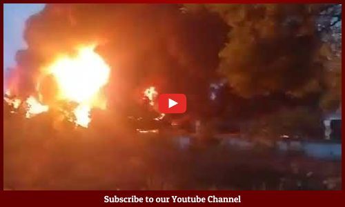 तमिलनाडु में डीजल लेकर जा रही मालगाड़ी में लगी भयानक आग, कई फीट ऊंची उठी लपटें